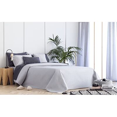 Todocama – Colcha boutí Fina con diseño de Rombos, para Primavera, Verano, otoño e Invierno. 100% Microfibra Extra Suave. Colcha Cubre Cama Multiusos. Cama 140/150/160-250x260cm Gris Claro Todocama – Colcha boutí Fina con diseño de Rombos, para Primavera, Verano, otoño e Invierno. 100% Microfibra Extra Suave. Colcha Cubre Cama Multiusos. Cama 140/150/160-250x260cm Gris Claro