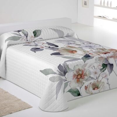 NATURALS ICEHOME Colcha Bouti Estampada o Lisa para Verano y Entretiempo Microfibra Extra Suave Acolchado a Rombos Cubrecama Reversible (Cheer, Cama 150) NATURALS ICEHOME Colcha Bouti Estampada o Lisa para Verano y Entretiempo Microfibra Extra Suave Acolchado a Rombos Cubrecama Reversible (Cheer, Cama 150)