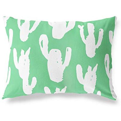 Bonamaison Fundas para Cojínes, Verde Petróleo-Blanco Funda de Almohada para Sofá Coche Silla Oficina Cama Decorativa Moderna Decoración del Hogar, 35x50 Cm Diseñado y Fabricado en Turquía Bonamaison Fundas para Cojínes, Verde Petróleo-Blanco Funda de Almohada para Sofá Coche Silla Oficina Cama Decorativa Moderna Decoración del Hogar, 35x50 Cm Diseñado y Fabricado en Turquía