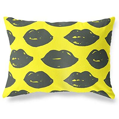 Bonamaison Fundas para Cojínes, Amarillo Neón-Humo Funda de Almohada para Sofá Coche Silla Oficina Cama Decorativa Moderna Decoración del Hogar, 45x60 Cm Diseñado y Fabricado en Turquía Bonamaison Fundas para Cojínes, Amarillo Neón-Humo Funda de Almohada para Sofá Coche Silla Oficina Cama Decorativa Moderna Decoración del Hogar, 45x60 Cm Diseñado y Fabricado en Turquía
