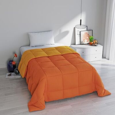 Italian Bed Linen Elegant Colcha de Invierno, Naranja/Amarillo, 170x260 cm Italian Bed Linen Elegant Colcha de Invierno, Naranja/Amarillo, 170x260 cm