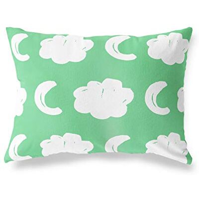 Bonamaison Fundas para Cojínes, Verde Petróleo-Blanco Funda de Almohada para Sofá Coche Silla Oficina Cama Decorativa Moderna Decoración del Hogar, 45x60 Cm Diseñado y Fabricado en Turquía Bonamaison Fundas para Cojínes, Verde Petróleo-Blanco Funda de Almohada para Sofá Coche Silla Oficina Cama Decorativa Moderna Decoración del Hogar, 45x60 Cm Diseñado y Fabricado en Turquía