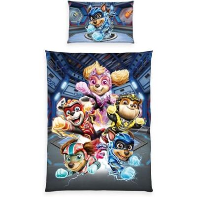 Herding Juego de Cama de La Patrulla Canina – La película Mighty Kinofilm, Funda de Almohada de 65 x 100 cm con Cremallera y diseño Reversible, Funda nórdica de 160 x 210 cm, con Cremallera, 100% Herding Juego de Cama de La Patrulla Canina – La película Mighty Kinofilm, Funda de Almohada de 65 x 100 cm con Cremallera y diseño Reversible, Funda nórdica de 160 x 210 cm, con Cremallera, 100%