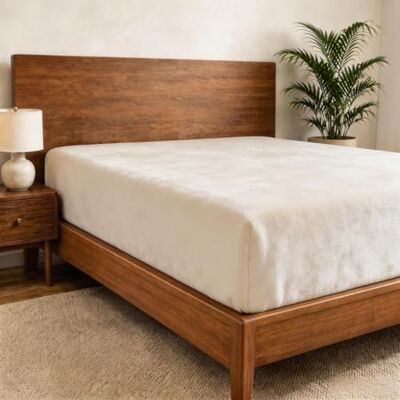 Cathay Home Sábana Bajera de Franela de Felpa tamaño Queen, ultrasuave y Extra Afelpada, sin Pelusas, Calidez acogedora para Todas Las Estaciones, sábana Bajera de 12 Pulgadas de Profundidad (Queen, Cathay Home Sábana Bajera de Franela de Felpa tamaño Queen, ultrasuave y Extra Afelpada, sin Pelusas, Calidez acogedora para Todas Las Estaciones, sábana Bajera de 12 Pulgadas de Profundidad (Queen,