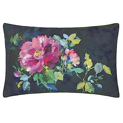 Designers Guild Funda de Almohada Estampada en satén de algodón, Gertrude, 50 x 75 cm, Designers Guild Funda de Almohada Estampada en satén de algodón, Gertrude, 50 x 75 cm,