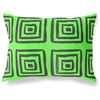 Bonamaison Fundas para Cojínes, Verde Neón-Humo Funda de Almohada para Sofá Coche Silla Oficina Cama Decorativa Moderna Decoración del Hogar, 35x50 Cm Diseñado y Fabricado en Turquía Bonamaison Fundas para Cojínes, Verde Neón-Humo Funda de Almohada para Sofá Coche Silla Oficina Cama Decorativa Moderna Decoración del Hogar, 35x50 Cm Diseñado y Fabricado en Turquía