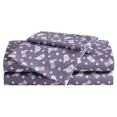 Betsey Johnson Juego de sábanas, Ropa de Cama 100% Suave y Sedosa con Fundas de Almohada a Juego, Resistente a Las Manchas y a Las Arrugas, artículos Esenciales para el hogar inspirados en Betsey Johnson Juego de sábanas, Ropa de Cama 100% Suave y Sedosa con Fundas de Almohada a Juego, Resistente a Las Manchas y a Las Arrugas, artículos Esenciales para el hogar inspirados en