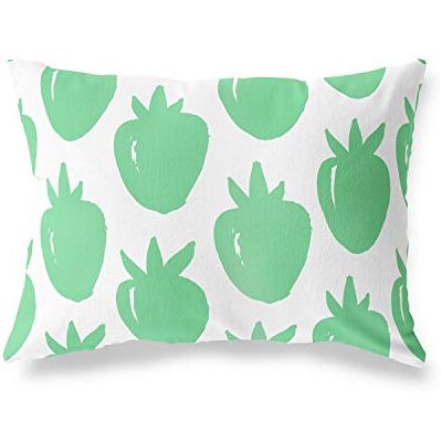 Bonamaison Fundas para Cojínes, Verde Petróleo-Blanco Funda de Almohada para Sofá Coche Silla Oficina Cama Decorativa Moderna Decoración del Hogar, 45x60 Cm Diseñado y Fabricado en Turquía Bonamaison Fundas para Cojínes, Verde Petróleo-Blanco Funda de Almohada para Sofá Coche Silla Oficina Cama Decorativa Moderna Decoración del Hogar, 45x60 Cm Diseñado y Fabricado en Turquía