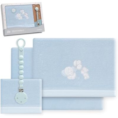 Interbaby Juego de Sábanas para Cuna 60 x 120 cm, Bebé Sábanas de Invierno Tejido Coralina Modelo Elefante Globo Corazón Incluye Sábana Bajera + Sábana Encimera + Funda Almohada Interbaby Juego de Sábanas para Cuna 60 x 120 cm, Bebé Sábanas de Invierno Tejido Coralina Modelo Elefante Globo Corazón Incluye Sábana Bajera + Sábana Encimera + Funda Almohada