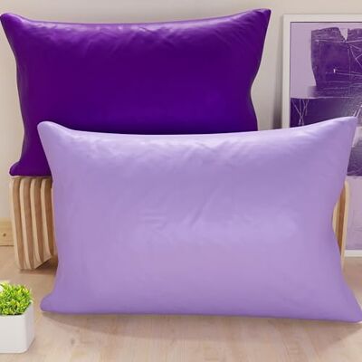 PETTI ARTIGIANI ITALIANI Petti Artesanos Italianos Par de Fundas de Cojín de Microfibra de 145x40 cm, Cojines Decorativos para Dormitorio, Sofá, Juego de 2 Fundas de Cojín, Funda de Almohada de Doble Cara en Lila y Morado PETTI ARTIGIANI ITALIANI Petti Artesanos Italianos Par de Fundas de Cojín de Microfibra de 145x40 cm, Cojines Decorativos para Dormitorio, Sofá, Juego de 2 Fundas de Cojín, Funda de Almohada de Doble Cara en Lila y Morado