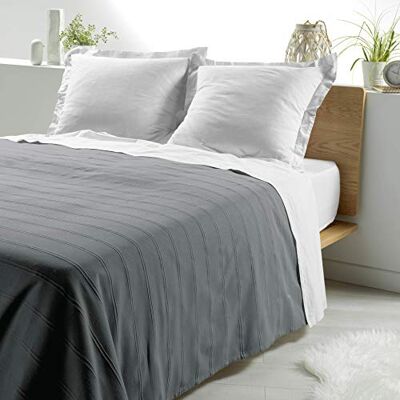 Douceur d'Intérieur Douceur de Interior Symphouse Colcha para Cama Individual, Color Antracita, 180 x 220 cm, Antracita, 230 x 250 cm Douceur d'Intérieur Douceur de Interior Symphouse Colcha para Cama Individual, Color Antracita, 180 x 220 cm, Antracita, 230 x 250 cm