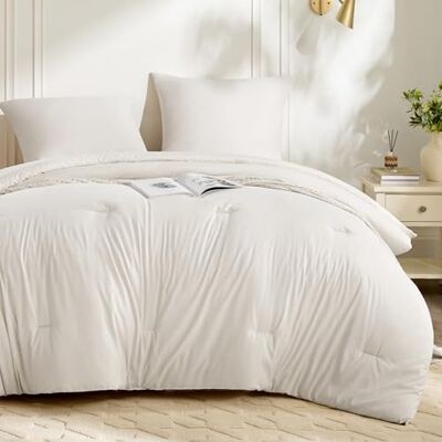 Bedsure Edredon Cama 105/120/135 Edredón sin Funda Estampado 300 g/m² 1x Nórdico 200x200, 2x Fundas de Almohada 80x80, Temperatura Regulada Oeko-Tex Lavable a Máquina, Blanco Cisne Bedsure Edredon Cama 105/120/135 Edredón sin Funda Estampado 300 g/m² 1x Nórdico 200x200, 2x Fundas de Almohada 80x80, Temperatura Regulada Oeko-Tex Lavable a Máquina, Blanco Cisne
