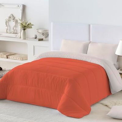 NATURALS Edredón Nórdico 300 Gramos Liso Bicolor Reversible Microfibra Extrasuave Acolchado Gran Confort y Transpirable Ginger/Piedra Cama 180 (270x260 cm) Fabricado en España NATURALS Edredón Nórdico 300 Gramos Liso Bicolor Reversible Microfibra Extrasuave Acolchado Gran Confort y Transpirable Ginger/Piedra Cama 180 (270x260 cm) Fabricado en España