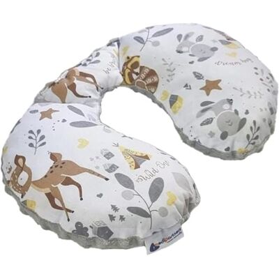 Medi Partners Almohada Cervical Coche Bebe cojin cuello niños cojín viaje 100% Algodón/Minky Avion Neck Travel Pillow Almohadilla Cervicales Nino (Ciervo con Minky gris) Medi Partners Almohada Cervical Coche Bebe cojin cuello niños cojín viaje 100% Algodón/Minky Avion Neck Travel Pillow Almohadilla Cervicales Nino (Ciervo con Minky gris)