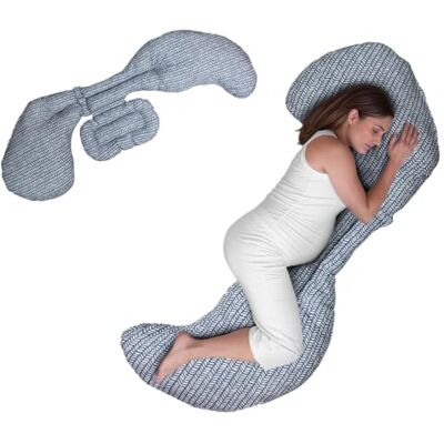 Chicco Boppy Cojín de Embarazo con Soporte Total del Cuerpo Ajustable, Almohada Confortable, Brinda Soporte al Cuerpo, Fomenta la Posición Lateral, 3 Partes para Cada Necesidad, Lavable en Lavadora Chicco Boppy Cojín de Embarazo con Soporte Total del Cuerpo Ajustable, Almohada Confortable, Brinda Soporte al Cuerpo, Fomenta la Posición Lateral, 3 Partes para Cada Necesidad, Lavable en Lavadora
