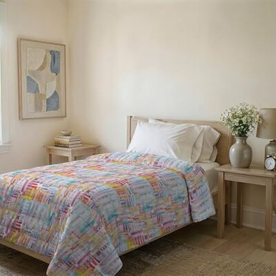 Italian Bed Linen Basic Colcha de Verano Impreso, Microfibra, Francis, 160x240cm Italian Bed Linen Basic Colcha de Verano Impreso, Microfibra, Francis, 160x240cm