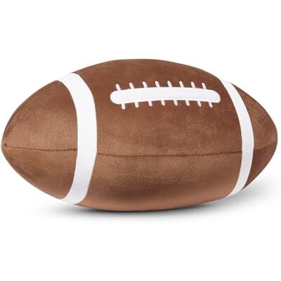Amazon Basics NFL Fútbol Americano Peluche Almohada, Juguete Cojín Estilo Deportivo para Cama o Sofá, Decoración Habitación Infantil, Marrón Amazon Basics NFL Fútbol Americano Peluche Almohada, Juguete Cojín Estilo Deportivo para Cama o Sofá, Decoración Habitación Infantil, Marrón
