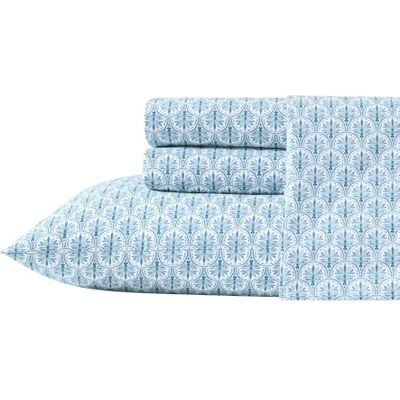 Tommy Bahama Sábana Queen con Fundas a Juego, Ropa de Cama de percal de algodón súper Suave con Fundas a Juego, decoración Tropical del hogar, Certificado Oeko-Tex (Azul Batik Coastal Batik, Queen) Tommy Bahama Sábana Queen con Fundas a Juego, Ropa de Cama de percal de algodón súper Suave con Fundas a Juego, decoración Tropical del hogar, Certificado Oeko-Tex (Azul Batik Coastal Batik, Queen)
