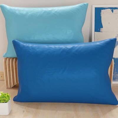 PETTI ARTIGIANI ITALIANI Petti Artesanos Italianos Par de Fundas de Cojín de Microfibra de 145x40 cm, Cojines Decorativos para Dormitorio, Sofá, Juego de 2 Fundas de Cojín, Funda de Almohada de Doble Cara Azul y Celeste PETTI ARTIGIANI ITALIANI Petti Artesanos Italianos Par de Fundas de Cojín de Microfibra de 145x40 cm, Cojines Decorativos para Dormitorio, Sofá, Juego de 2 Fundas de Cojín, Funda de Almohada de Doble Cara Azul y Celeste