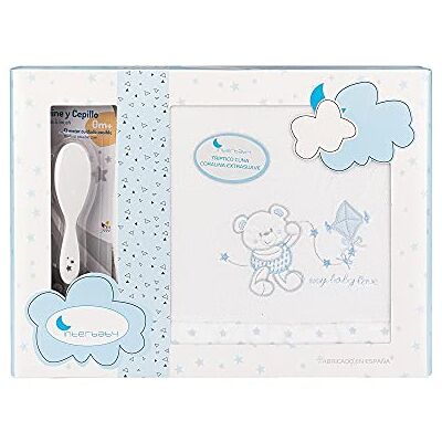 Interbaby Sábanas Cuna Invierno 3 Piezas de Coralina (Bajera Ajustable, encimera y Funda de Almohada) (Baby Love BCO Azul) Interbaby Sábanas Cuna Invierno 3 Piezas de Coralina (Bajera Ajustable, encimera y Funda de Almohada) (Baby Love BCO Azul)