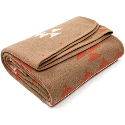 ACUSHLA Manta de Lana Merina para Campamento, cálida, Gruesa, Lavable, Grande, Ideal para Acampar al Aire Libre, Todas Las Estaciones, Adecuada para Marruecos Caqui, 79 x 63 Pulgadas, 3.7 Libras ACUSHLA Manta de Lana Merina para Campamento, cálida, Gruesa, Lavable, Grande, Ideal para Acampar al Aire Libre, Todas Las Estaciones, Adecuada para Marruecos Caqui, 79 x 63 Pulgadas, 3.7 Libras