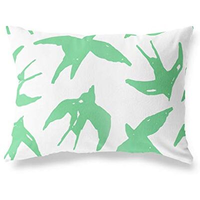 Bonamaison Fundas para Cojínes, Verde Petróleo-Blanco Funda de Almohada para Sofá Coche Silla Oficina Cama Decorativa Moderna Decoración del Hogar, 45x60 Cm Diseñado y Fabricado en Turquía Bonamaison Fundas para Cojínes, Verde Petróleo-Blanco Funda de Almohada para Sofá Coche Silla Oficina Cama Decorativa Moderna Decoración del Hogar, 45x60 Cm Diseñado y Fabricado en Turquía