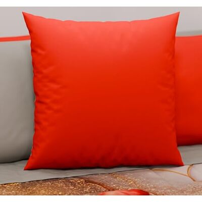 PETTI ARTIGIANI ITALIANI Petti Artesanos Italianos Par de Fundas de Cojín de Microfibra de 60x60 cm, Cojines Decorativos para Dormitorio, Sofá, Juego de 2 Fundas de Cojín, Funda de Almohada de Doble Cara en Rojo y Gris PETTI ARTIGIANI ITALIANI Petti Artesanos Italianos Par de Fundas de Cojín de Microfibra de 60x60 cm, Cojines Decorativos para Dormitorio, Sofá, Juego de 2 Fundas de Cojín, Funda de Almohada de Doble Cara en Rojo y Gris