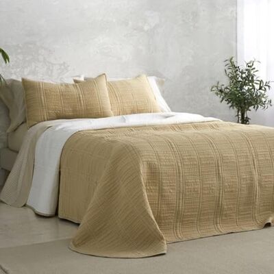 Blanco Colcha Verano Cama de 90cm. (+Medidas Disponibles) Diseño 166 Color Trigo (90x190/200cm.) Blanco Colcha Verano Cama de 90cm. (+Medidas Disponibles) Diseño 166 Color Trigo (90x190/200cm.)