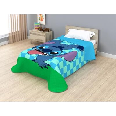 Disney Colcha Bouti Infantil Cama 90, 170x250 cm, Termosellada, Relleno Microfibra 100 g/m², Colcha Ligera Entretiempo (Stitch JE14471VL) Disney Colcha Bouti Infantil Cama 90, 170x250 cm, Termosellada, Relleno Microfibra 100 g/m², Colcha Ligera Entretiempo (Stitch JE14471VL)