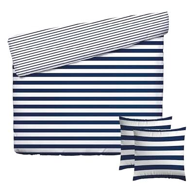 Pure Juego de Cama de 3 Piezas para 2 Personas, Funda nórdica de 260 x 240 cm y 2 Fundas de Almohada de 63 x 63 cm, 100% satén de algodón, 80 Hilos, Certificado Öko-Tex – Espuma Marina, Azul Pure Juego de Cama de 3 Piezas para 2 Personas, Funda nórdica de 260 x 240 cm y 2 Fundas de Almohada de 63 x 63 cm, 100% satén de algodón, 80 Hilos, Certificado Öko-Tex – Espuma Marina, Azul