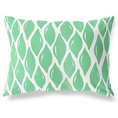 Bonamaison Fundas para Cojínes, Verde Petróleo-Blanco Funda de Almohada para Sofá Coche Silla Oficina Cama Decorativa Moderna Decoración del Hogar, 45x60 Cm Diseñado y Fabricado en Turquía Bonamaison Fundas para Cojínes, Verde Petróleo-Blanco Funda de Almohada para Sofá Coche Silla Oficina Cama Decorativa Moderna Decoración del Hogar, 45x60 Cm Diseñado y Fabricado en Turquía