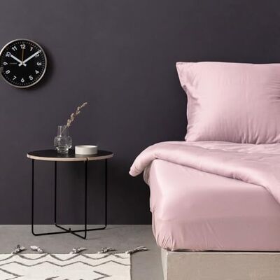 Nuit Des Rêves Sábana Bajera Ajustable de satén de Lujo, tamaño Super King (FR/IT/ES/DE), Color Rosa Claro, 180 x 200 + 30 cm, 100% satén de algodón, 125 g/m², Ropa de Cama Suave, Transpirable y Elegante Nuit Des Rêves Sábana Bajera Ajustable de satén de Lujo, tamaño Super King (FR/IT/ES/DE), Color Rosa Claro, 180 x 200 + 30 cm, 100% satén de algodón, 125 g/m², Ropa de Cama Suave, Transpirable y Elegante