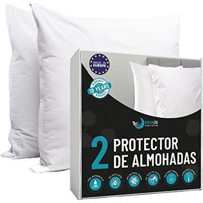 Dreamzie 40x80 Protector de Almohada Antialérgico Impermeable Dreamzie 40x80 Protector de Almohada Antialérgico Impermeable