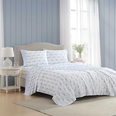 Laura Ashley Juego de sábanas tamaño Individual, Ropa de Cama de algodón percal Transpirable con Funda de Almohada a Juego, 200 Hilos, Bolsillo Profundo, artículos Esenciales Elegantes para la Laura Ashley Juego de sábanas tamaño Individual, Ropa de Cama de algodón percal Transpirable con Funda de Almohada a Juego, 200 Hilos, Bolsillo Profundo, artículos Esenciales Elegantes para la
