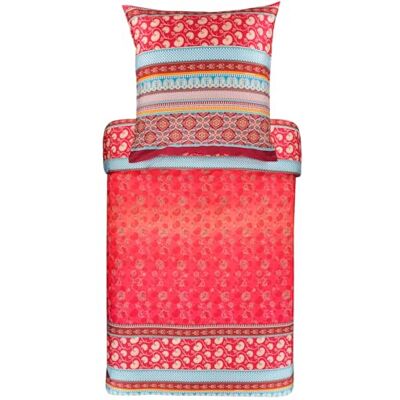 Bassetti Juego de Cama, Algodón, Rojo, 200 x200 Bassetti Juego de Cama, Algodón, Rojo, 200 x200