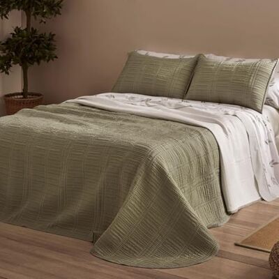Blanco Colcha Verano Cama de 135cm. (+Medidas Disponibles) Diseño 166 Color Salvia (135x190/200cm.) Blanco Colcha Verano Cama de 135cm. (+Medidas Disponibles) Diseño 166 Color Salvia (135x190/200cm.)