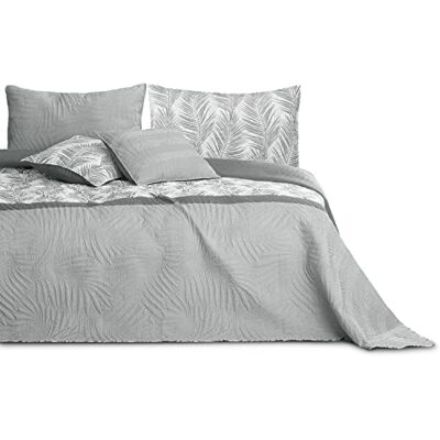 AmeliaHome - Tropical Bonaire - Gris - 170x210 - Bedspread AmeliaHome - Tropical Bonaire - Gris - 170x210 - Bedspread