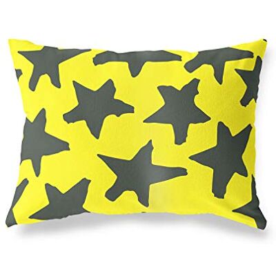 Bonamaison Fundas para Cojínes, Amarillo Neón-Humo Funda de Almohada para Sofá Coche Silla Oficina Cama Decorativa Moderna Decoración del Hogar, 35x50 Cm Diseñado y Fabricado en Turquía Bonamaison Fundas para Cojínes, Amarillo Neón-Humo Funda de Almohada para Sofá Coche Silla Oficina Cama Decorativa Moderna Decoración del Hogar, 35x50 Cm Diseñado y Fabricado en Turquía