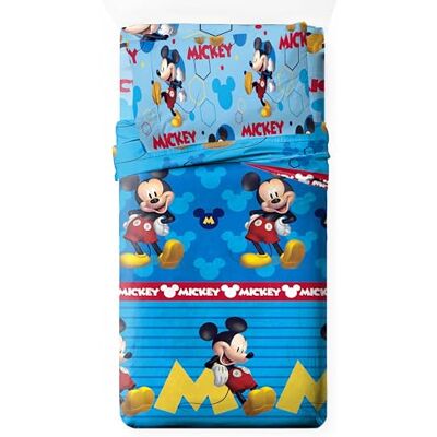 Disney Juego de Sábanas Infantil 3 Piezas Licencia Oficial Marvel (Encimera+Bajera+Almohada) 52% Algodón 48% Poliéster – Cama 90/105 (Cama 90cm, Mickey) Disney Juego de Sábanas Infantil 3 Piezas Licencia Oficial Marvel (Encimera+Bajera+Almohada) 52% Algodón 48% Poliéster – Cama 90/105 (Cama 90cm, Mickey)