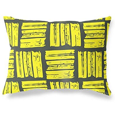 Bonamaison Fundas para Cojínes, Amarillo Neón-Humo Funda de Almohada para Sofá Coche Silla Oficina Cama Decorativa Moderna Decoración del Hogar, 45x60 Cm Diseñado y Fabricado en Turquía Bonamaison Fundas para Cojínes, Amarillo Neón-Humo Funda de Almohada para Sofá Coche Silla Oficina Cama Decorativa Moderna Decoración del Hogar, 45x60 Cm Diseñado y Fabricado en Turquía