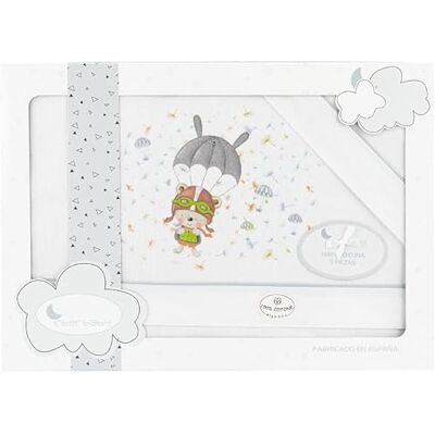 Interbaby Tríptico para cuna - Juego de cama 3 piezas, 60x120cm Interbaby Tríptico para cuna - Juego de cama 3 piezas, 60x120cm