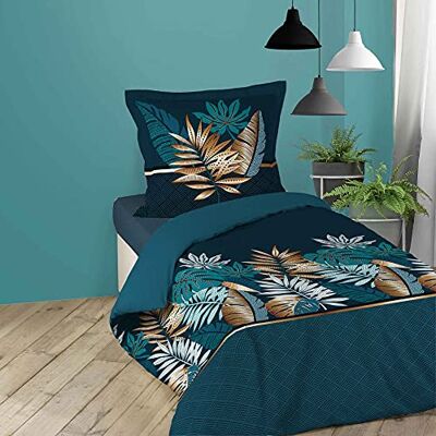 Douceur d'intérieur Alianor Juego de cama tropical - Bedding set Douceur d'intérieur Alianor Juego de cama tropical - Bedding set