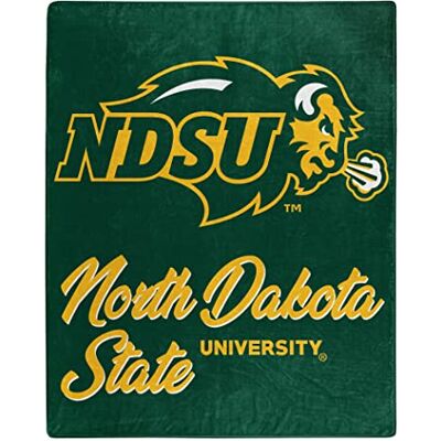 Northwest NCAA North Dakota State Bison Raschel Manta Unisex para Adultos, 50 x 60 Pulgadas, Signature Northwest NCAA North Dakota State Bison Raschel Manta Unisex para Adultos, 50 x 60 Pulgadas, Signature