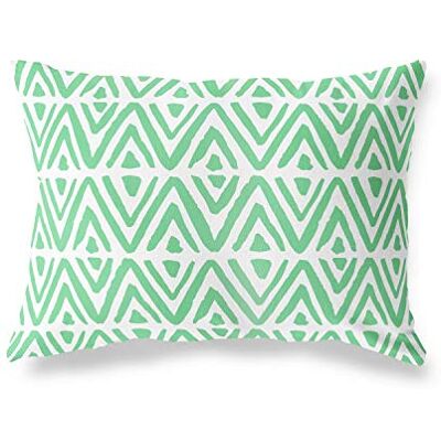 Bonamaison Fundas para Cojínes, Verde Petróleo-Blanco Funda de Almohada para Sofá Coche Silla Oficina Cama Decorativa Moderna Decoración del Hogar, 45x60 Cm Diseñado y Fabricado en Turquía Bonamaison Fundas para Cojínes, Verde Petróleo-Blanco Funda de Almohada para Sofá Coche Silla Oficina Cama Decorativa Moderna Decoración del Hogar, 45x60 Cm Diseñado y Fabricado en Turquía