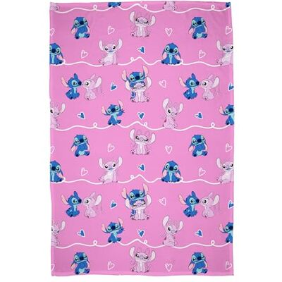 Disney Manta de Forro Polar Oficial Lilo y Stitch Súper Suave y cálida Diseño “Chill hogar, Dormitorio, pijamadas y Camping 100 × 150 cm Disney Manta de Forro Polar Oficial Lilo y Stitch Súper Suave y cálida Diseño “Chill hogar, Dormitorio, pijamadas y Camping 100 × 150 cm