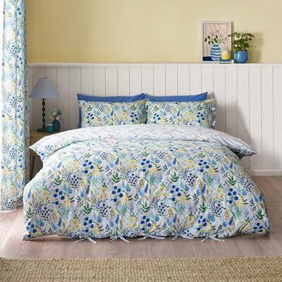 Catherine Lansfield Tilly Floral Reversible Duvet Cover Bedding Set - Ropa de cama Catherine Lansfield Tilly Floral Reversible Duvet Cover Bedding Set - Ropa de cama