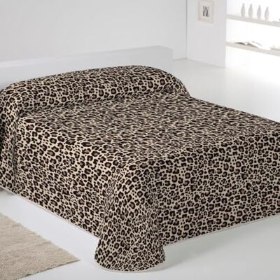 NATURALS ICEHOME Colcha Bouti Estampada o Lisa para Verano y Entretiempo Microfibra Extra Suave Acolchado a Rombos Cubrecama Reversible (Leopard, Cama 150) NATURALS ICEHOME Colcha Bouti Estampada o Lisa para Verano y Entretiempo Microfibra Extra Suave Acolchado a Rombos Cubrecama Reversible (Leopard, Cama 150)