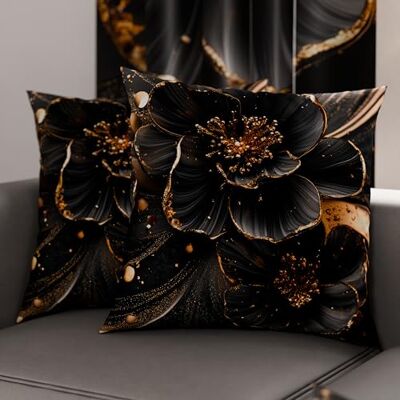 PETTI ARTIGIANI ITALIANI Par de Fundas de cojín de 40 x 40 cm de Microfibra, Cojines Decorativos para Dormitorio, sofá, salón, Juego de 2 Fundas de cojín, Funda de cojín Floral 06 22, 100% Made in PETTI ARTIGIANI ITALIANI Par de Fundas de cojín de 40 x 40 cm de Microfibra, Cojines Decorativos para Dormitorio, sofá, salón, Juego de 2 Fundas de cojín, Funda de cojín Floral 06 22, 100% Made in
