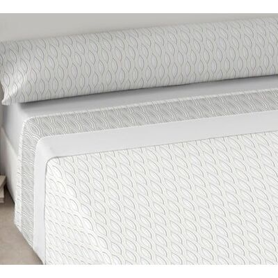 Mercury – Juego Sábanas de Cama Estampadas 3 Piezas (50% algodón/50% poliéster) Incluye Funda de Almohada + Encimera + Bajera Ajustable. (Cama de 90 cm, Dali Gris) Mercury – Juego Sábanas de Cama Estampadas 3 Piezas (50% algodón/50% poliéster) Incluye Funda de Almohada + Encimera + Bajera Ajustable. (Cama de 90 cm, Dali Gris)