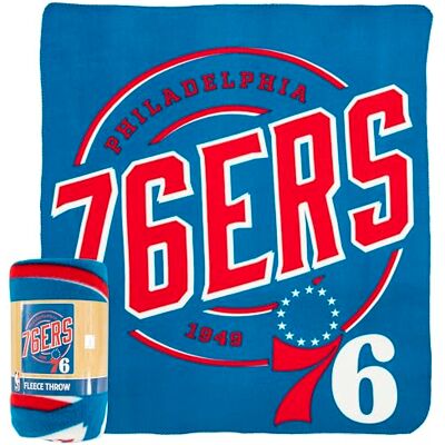 Northwest NBA Philadelphia 76ers Manta de vellón Unisex para Adultos, 50 x 60 Pulgadas, Campaign Northwest NBA Philadelphia 76ers Manta de vellón Unisex para Adultos, 50 x 60 Pulgadas, Campaign